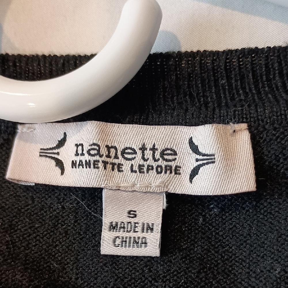 Nanette Lepore Classic Black Knit Top - Picture 3 of 5